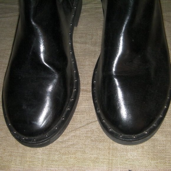 Girls Black Boots size 3 - Picture 2 of 3